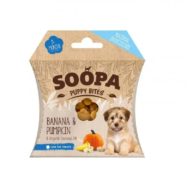 Soopa PUPPY Bites BANANE & KÜRBIS