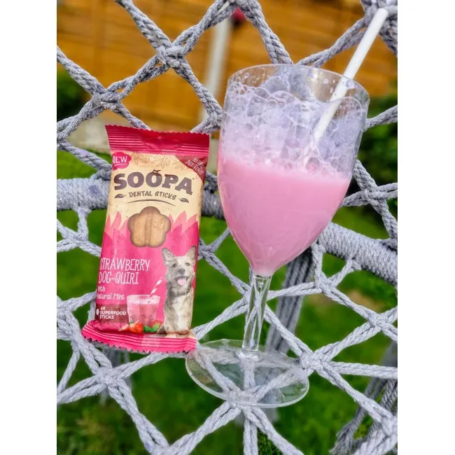 Soopa Dentals Erdbeere Dog-Quiri